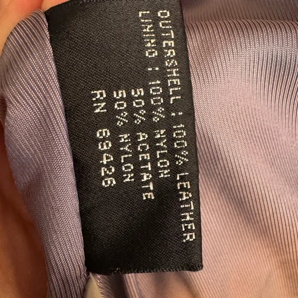 Maxima Black Leather Button-Front Jacket - Picture 12 of 12